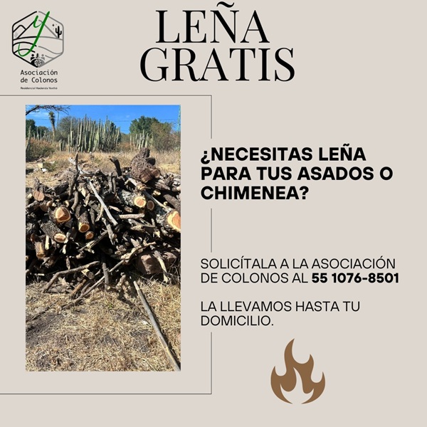 Leña gratis
